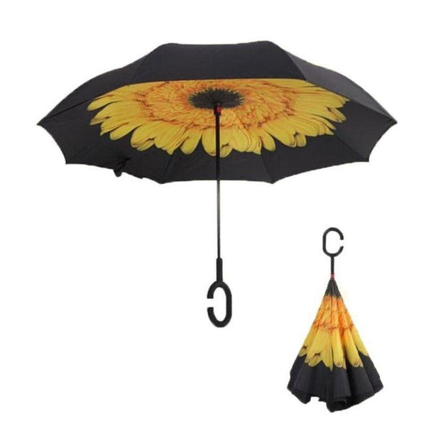 Rain & Windproof Double Layer Reversible Umbrella