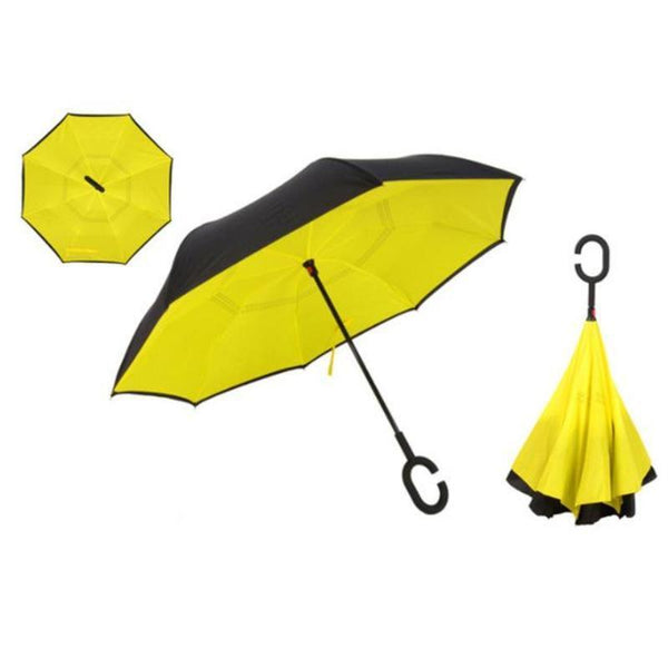 Rain & Windproof Double Layer Reversible Umbrella